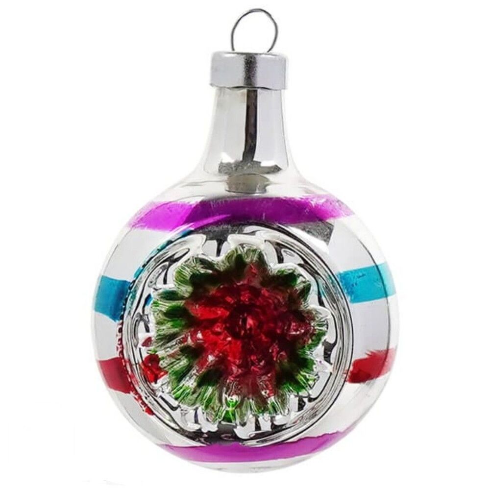 22 pc Kurt Adler - The Early Years - Mini Glass Reflector Ornaments 2" | Lot 2 - Picture 6 of 12